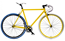 700C fixed gear bicycle
